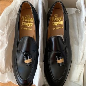 Brand New black, 10EE, Church’s tassel loafers.